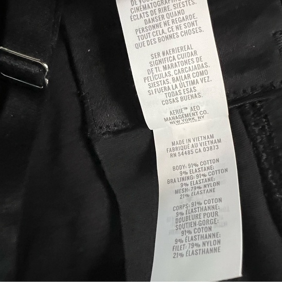 Aerie Women's Black Strappy Bralette Size Standard xl Adjustable Straps - Picture 9 of 9